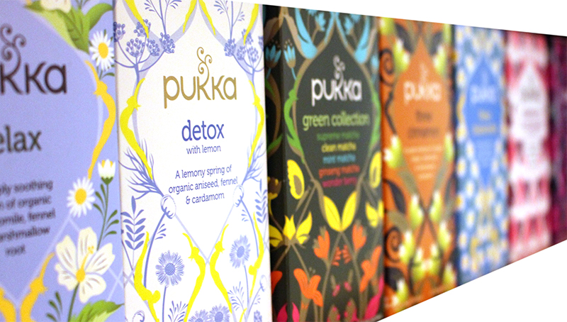 Pukka teas always available at Soulands Studio, Dacre