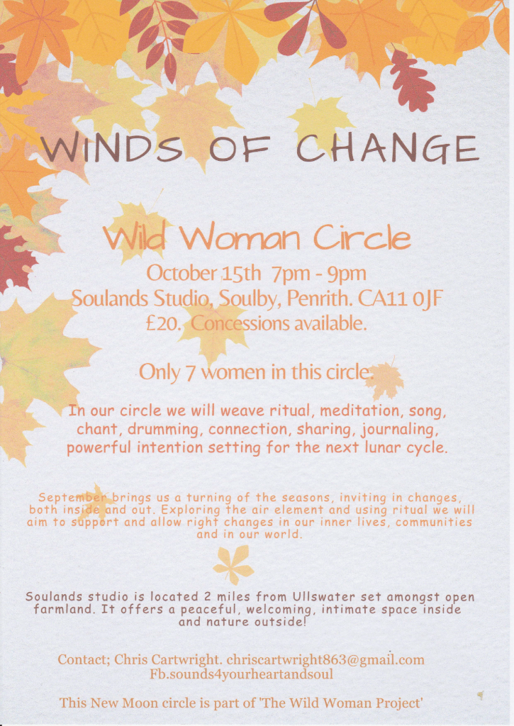 winds of change - wild women circle at Soulands Studio