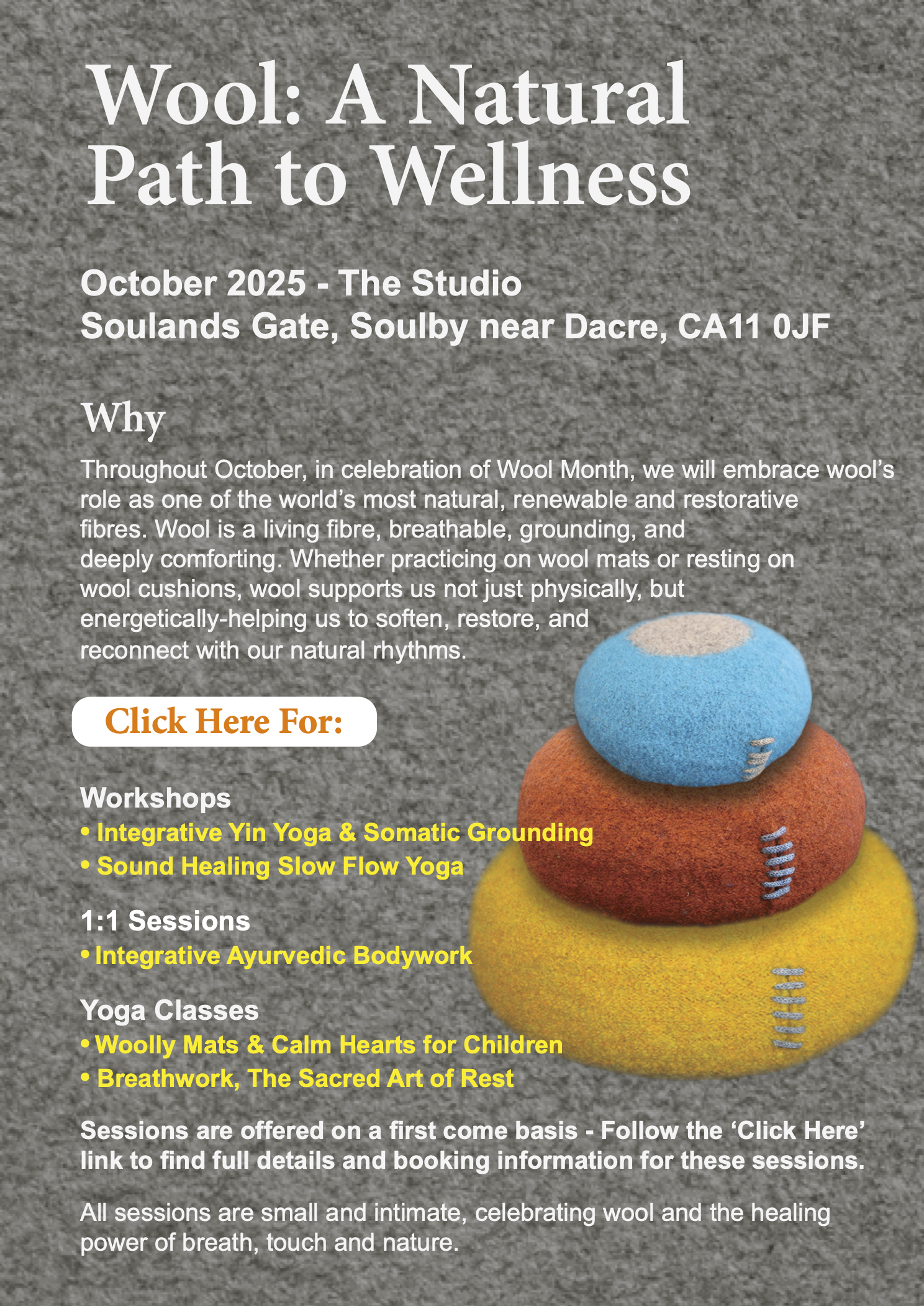 Celebrating wool month with soulnature and soulandsstudio